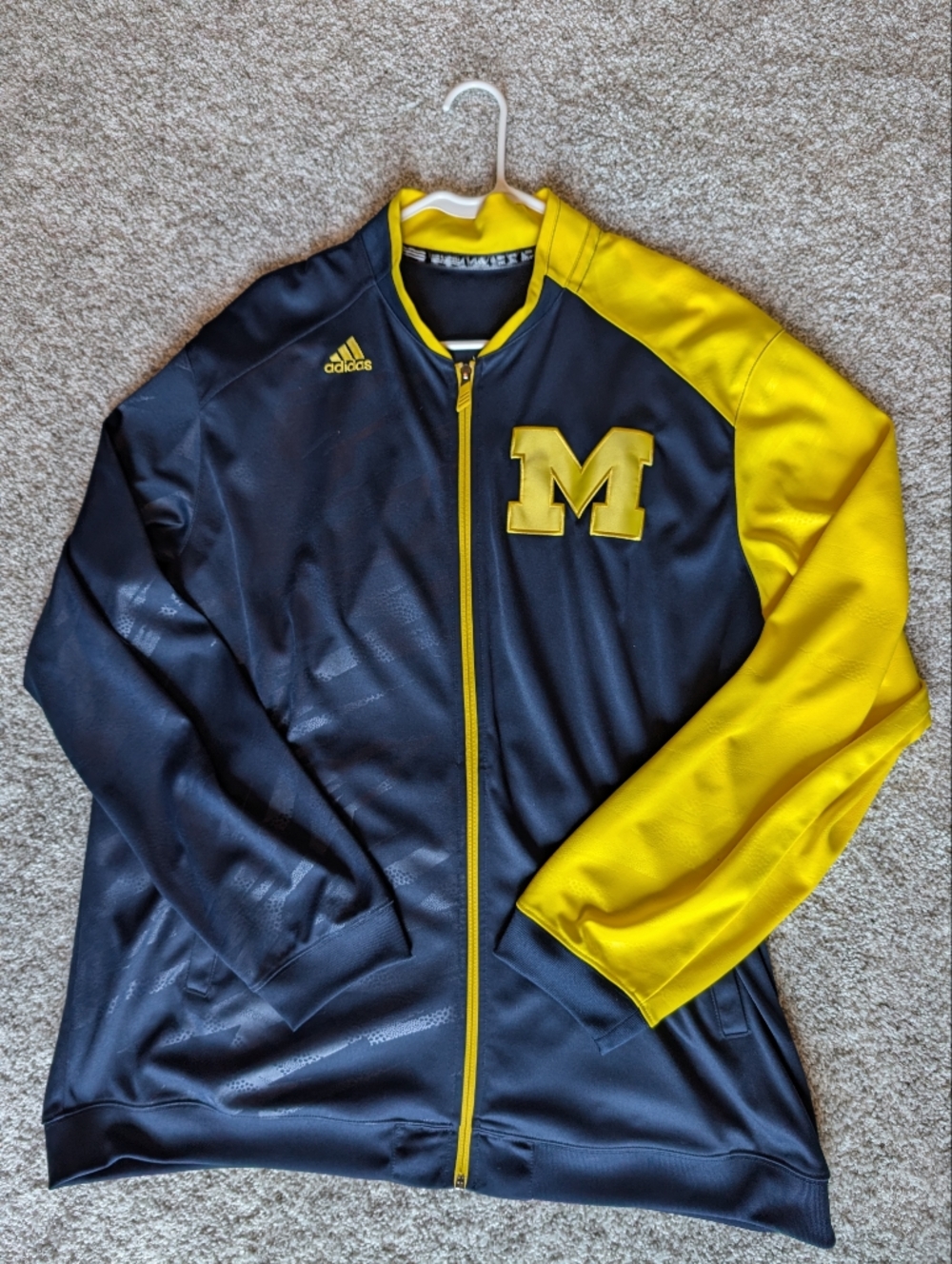 Adidas Michigan Wolverines Jacket XXL